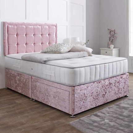 Luxury Velvet Bed Double Size for Luxury Bedrooms