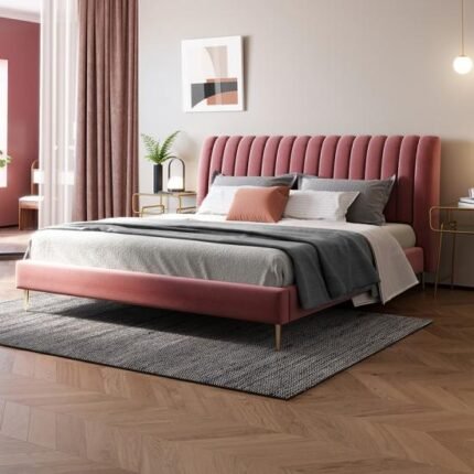 Premium Velvet Bed Super King Size for Luxury Bedrooms