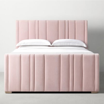 Elegant Velvet Bed Super King Size for Master Bedrooms